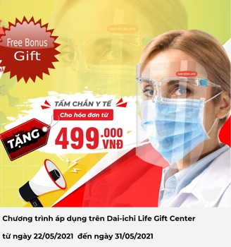 QÙA TẶNG: TẶNG TẤM CHẮN PHÒNG DỊCH TỪ 22.05 - 31.05.2021