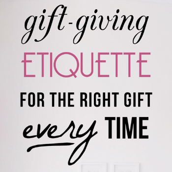 8 NGUYÊN TẮC TẶNG QUÀ